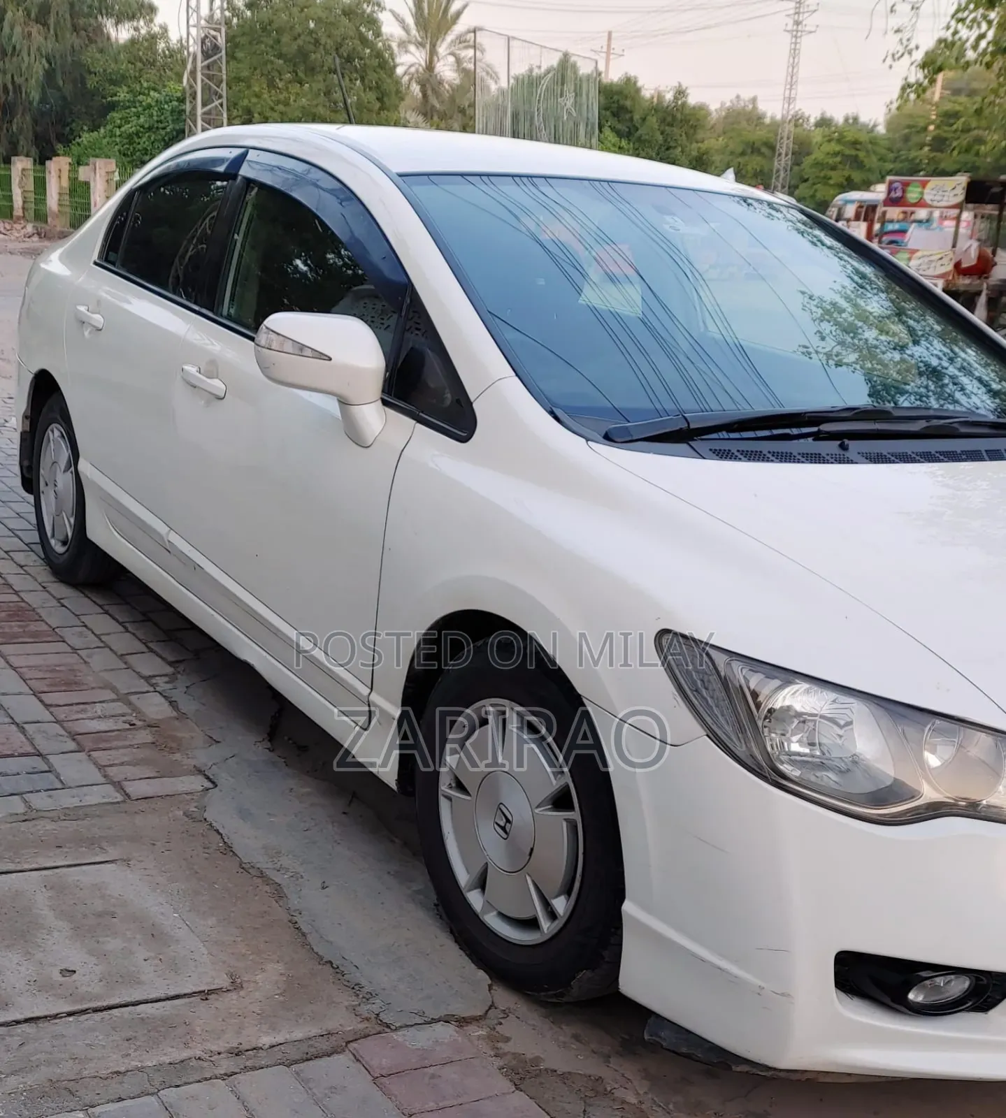 Honda Civic Hybrid 2014 White