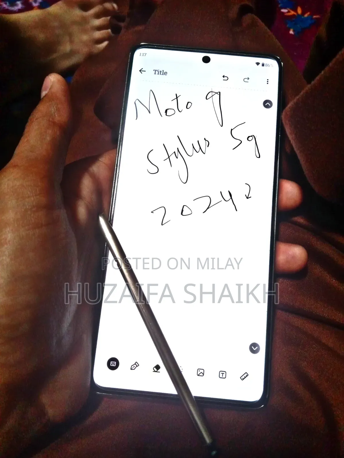 Motorola Moto G Stylus 5G (2024) 128 GB Gold