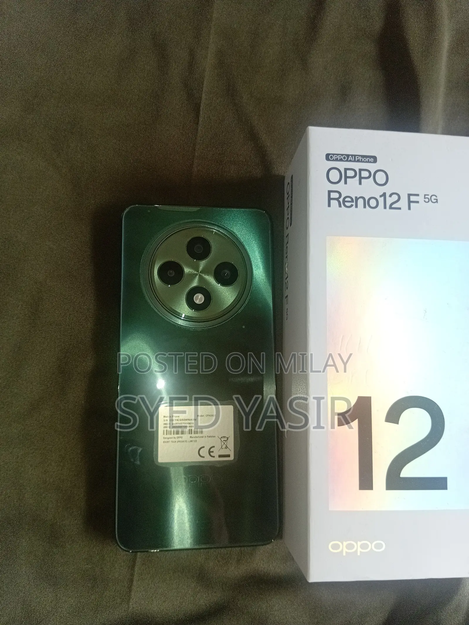 Oppo Reno12 F 5G 256 GB Green