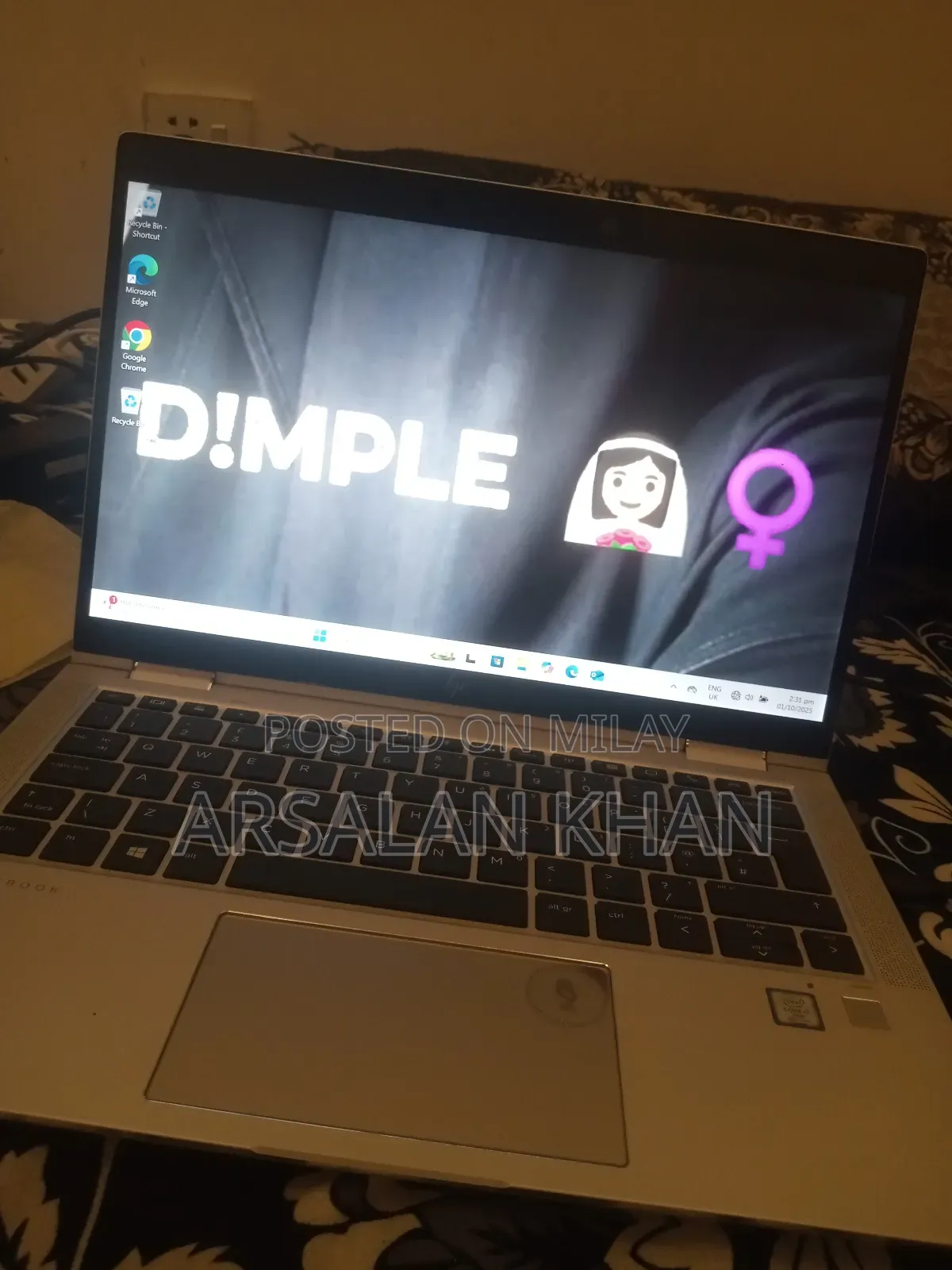 Laptop HP 16GB Intel Core I7 eMMC 500GB