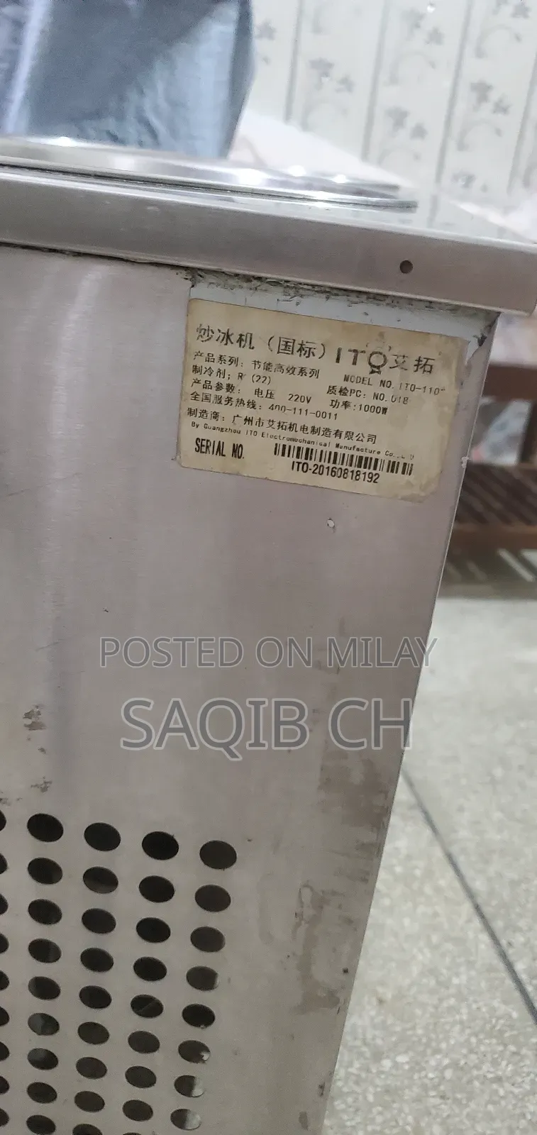 Turkish Ice Cream Machine For Sell