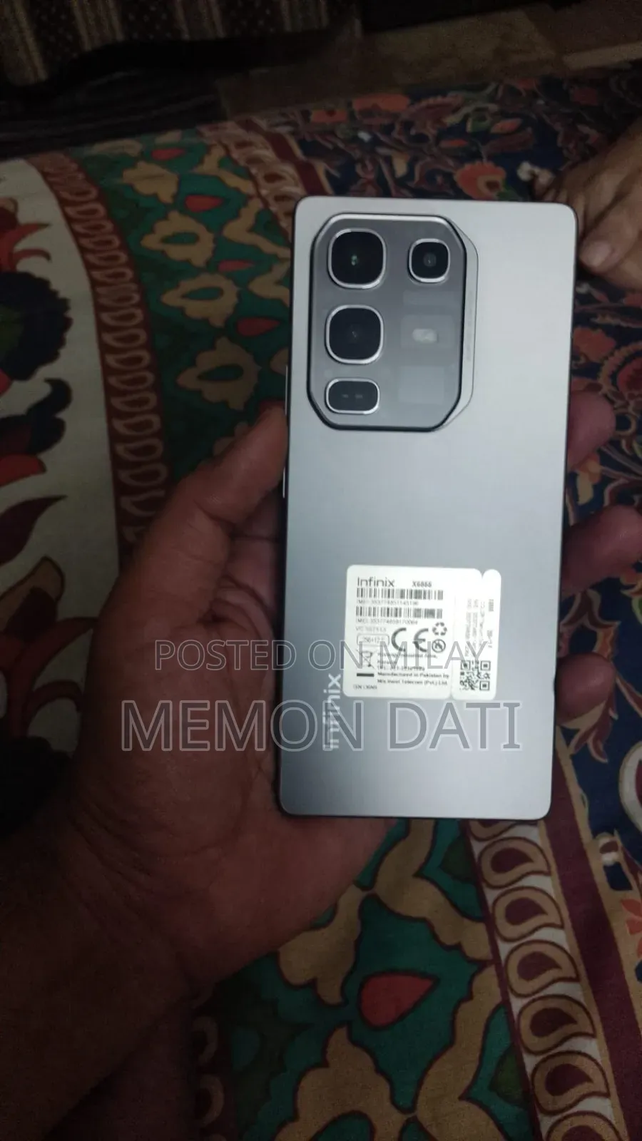 Infinix Note 50 Pro 256 GB Silver