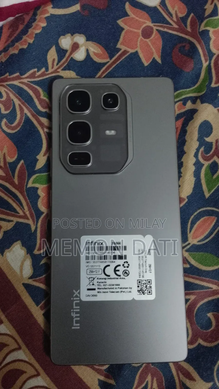 Infinix Note 50 Pro 256 GB Silver