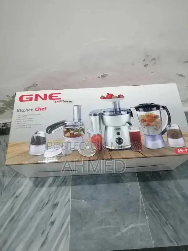 5-in-1 Food Processor: Juicer, Chopper, Blender, Grinder, and Mincer