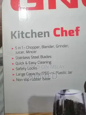 5-in-1 Food Processor: Juicer, Chopper, Blender, Grinder, and Mincer