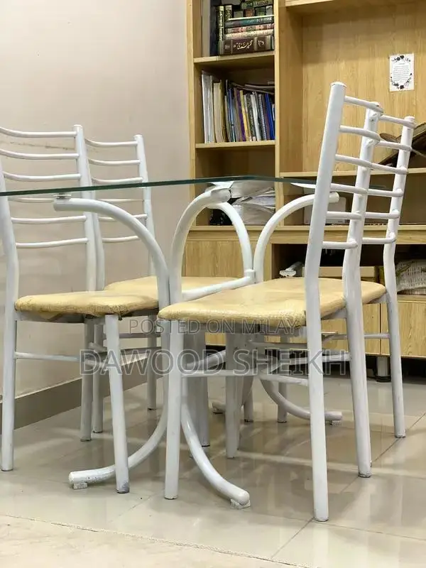 Wooden Dining Table with Matching Chairs