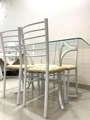 Wooden Dining Table with Matching Chairs