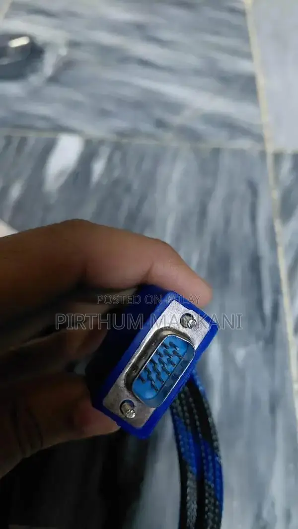 VGA Monitor Cable - High-Quality 6ft Computer Display Cord