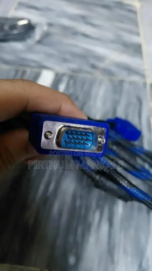 VGA Monitor Cable - High-Quality 6ft Computer Display Cord