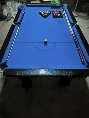 Billiards Game Set with 5 Sticks, 2 Balls, and Frame