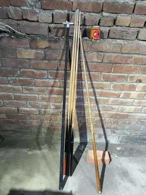 Billiards Game Set with 5 Sticks, 2 Balls, and Frame