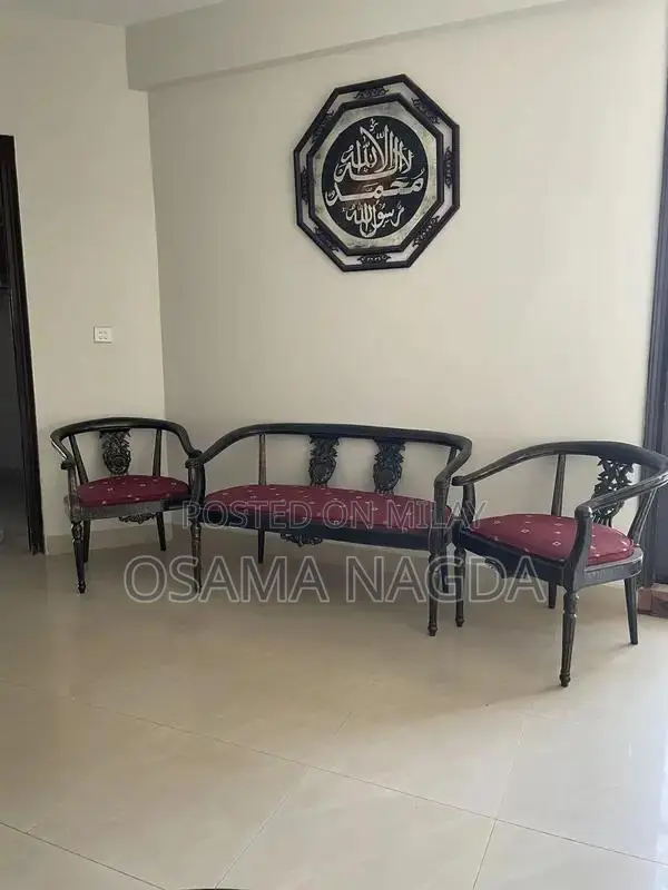 Sheesham Wood 5 Seater Sofa Set - Antique Style