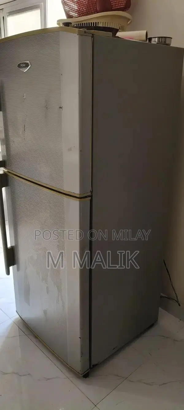 Haier Large Family Refrigerator - Double Door Full-Size Model