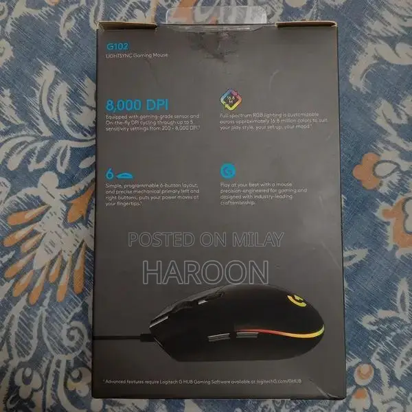 Logitech G102 LIGHTSYNC High-Performance Gaming Mouse