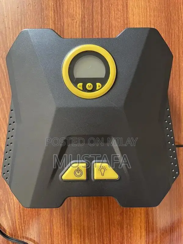 Portable Digital Tire Inflator with LED Light - Fast and Accurate Air