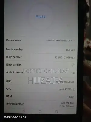 Versatile Tablet with Multiple Storage and RAM Options