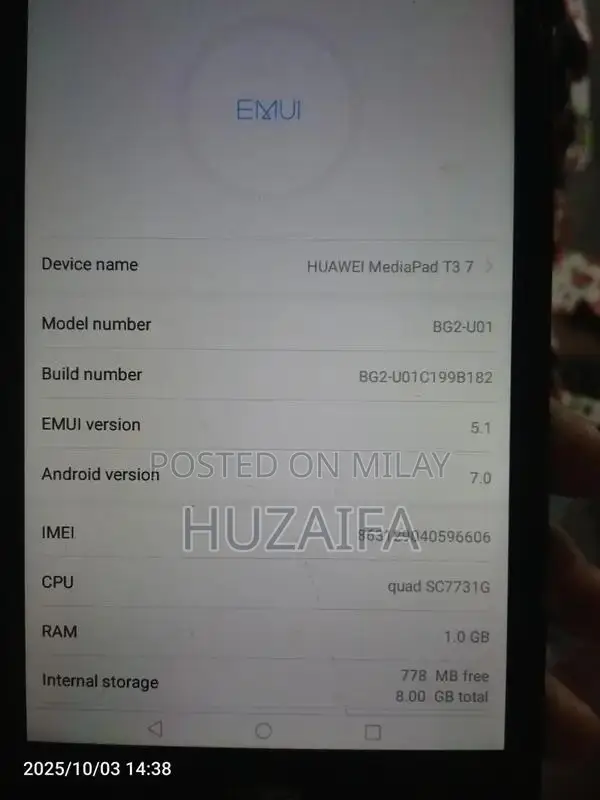 Versatile Tablet with Multiple Storage and RAM Options