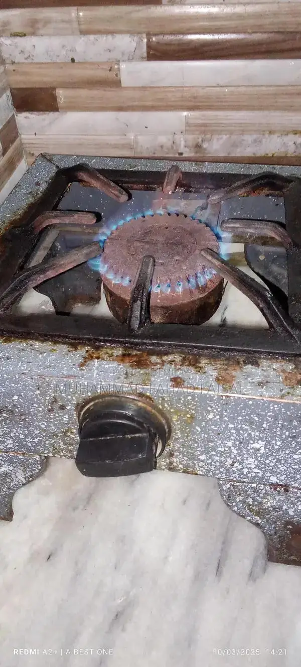 Blue Cylinder Gas Stove for Home Cooking