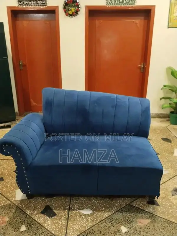 Royal Blue Dewaan Bedroom Furniture Piece