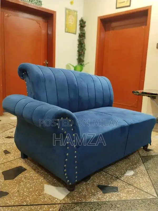 Royal Blue Dewaan Bedroom Furniture Piece