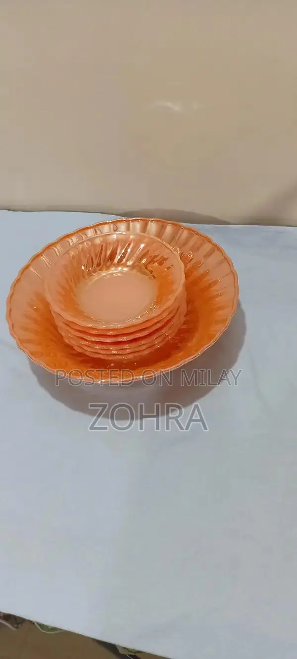 Heat Proof Golden Multi-Purpose Bowl Set with 12 Pieces