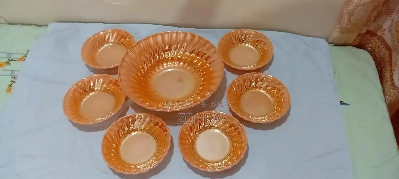 Heat Proof Golden Multi-Purpose Bowl Set with 12 Pieces
