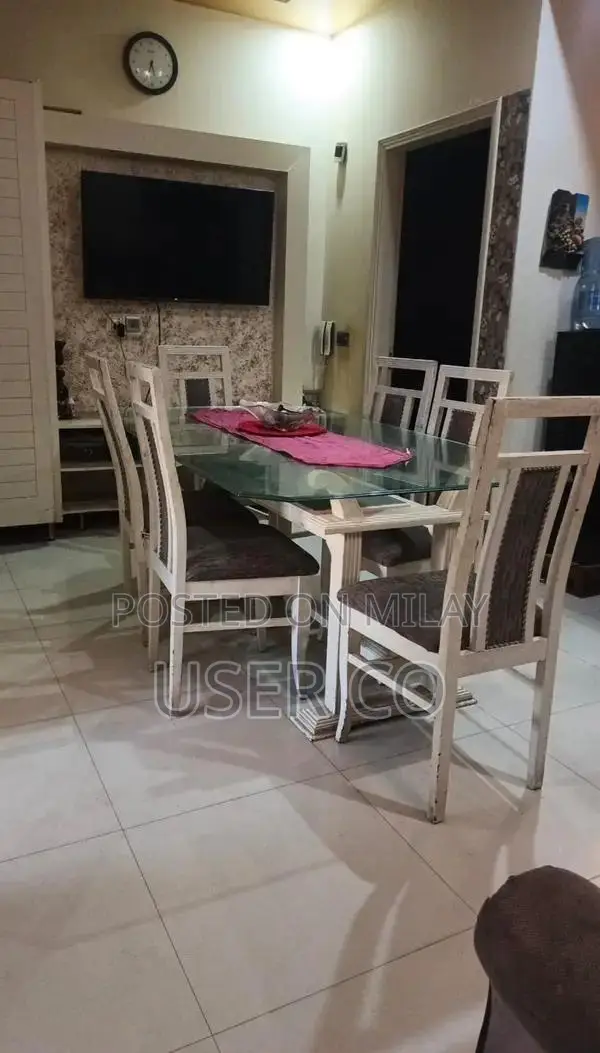 Elegant Solid Wood Dining Table Set