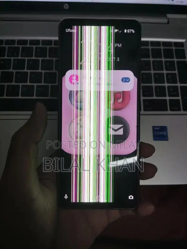 Smartphone with Display Issue, Android 12, 128GB Storage