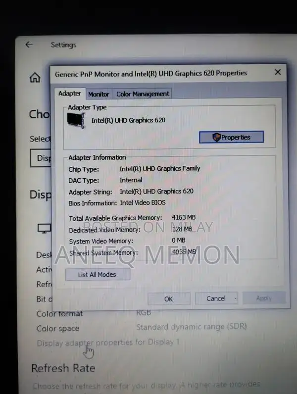 HP 15-da1xxx Laptop - Core i3, 8GB RAM, 128GB SSD