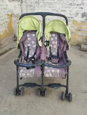 Goodbaby Twin Baby Stroller with Individual Canopies