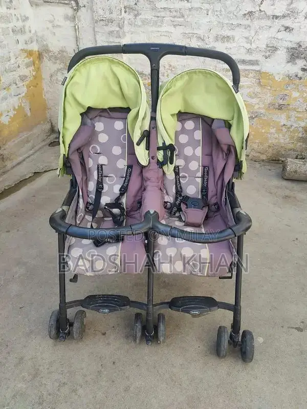 Goodbaby Twin Baby Stroller with Individual Canopies