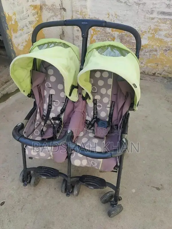 Goodbaby Twin Baby Stroller with Individual Canopies