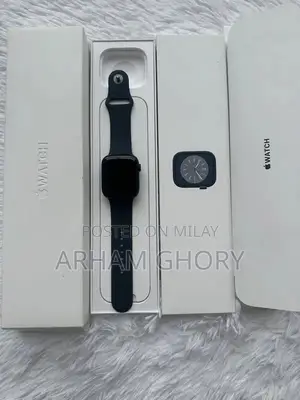 Photo - Apple Watch Series 8 45mm Midnight - Latest Smart Fitness Smartwatch