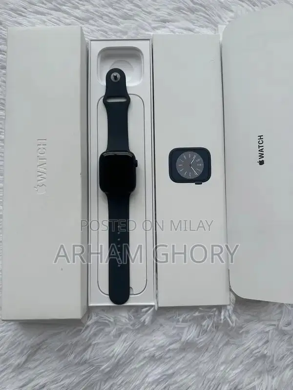 Apple Watch Series 8 45mm Midnight - Latest Smart Fitness Smartwatch