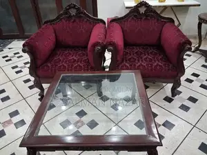 5 Seater Living Room Sofa Set with Center Table