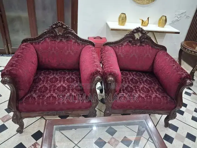 5 Seater Living Room Sofa Set with Center Table