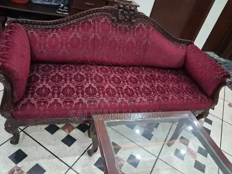 5 Seater Living Room Sofa Set with Center Table