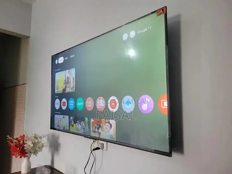 55-Inch Google TV Smart Television with Warranty