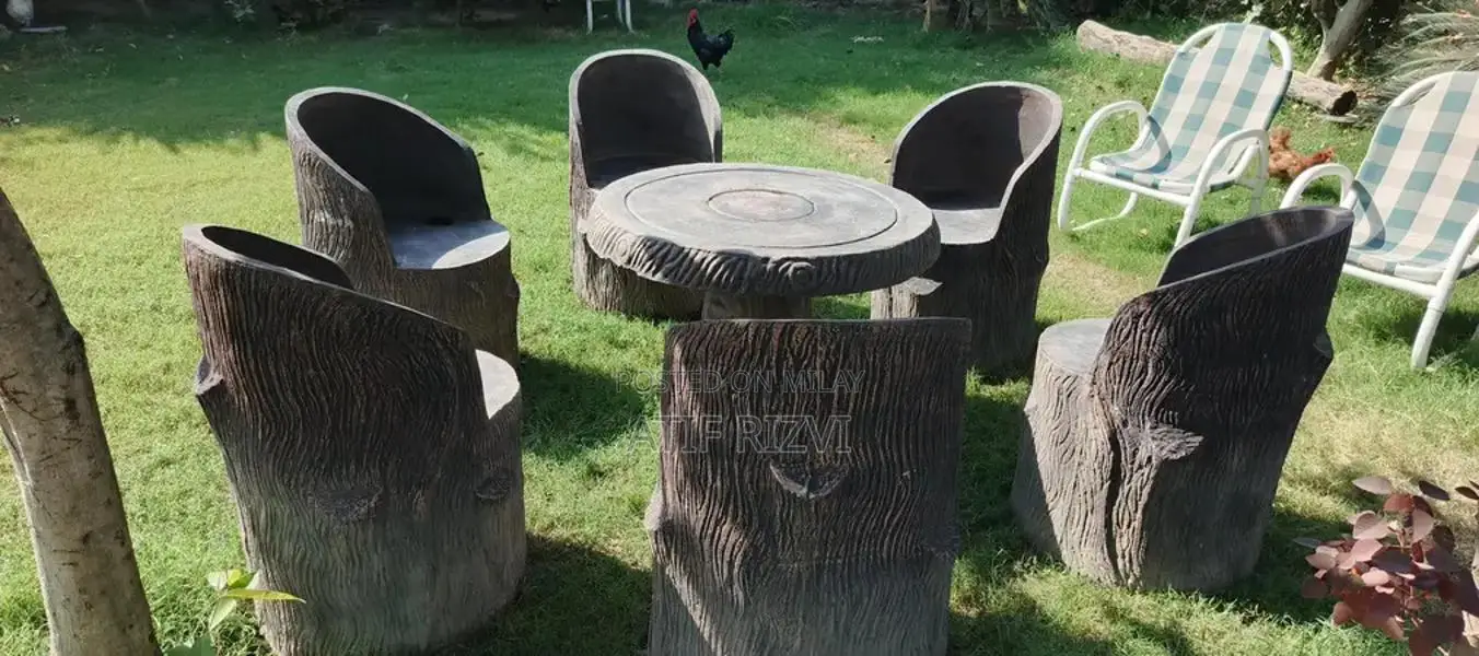 Wooden Table and Chair Set for Home or Office