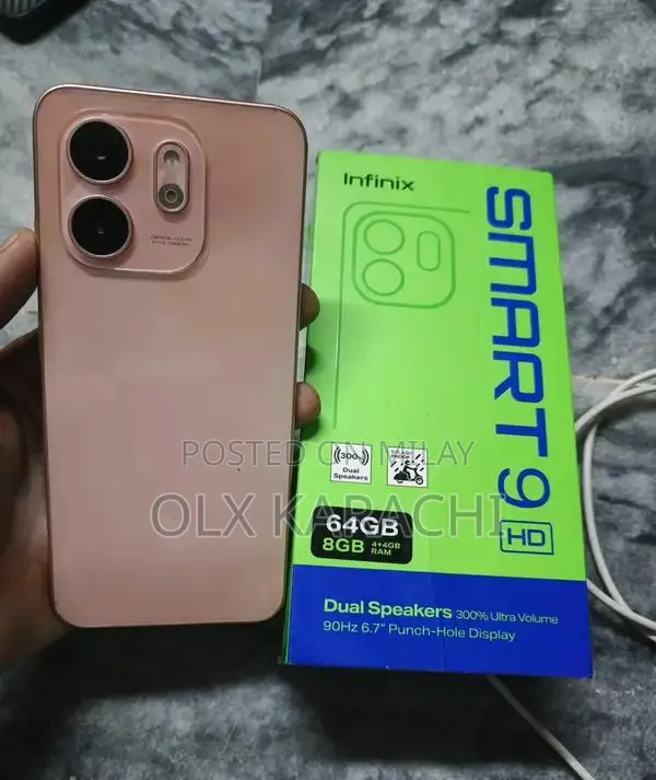 Infinix Smart 9 HD Smartphone with 4GB RAM and 64GB Storage
