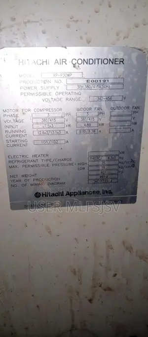 Water Cooled Industrial Air Conditioning Unit 40 Ton Capacity