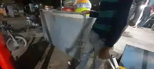 Photo - Heavy Industrial Iron Counter for Commercial Spaces