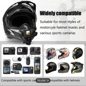 Tuyu Detachable Helmet Chin Mount for Action Cameras and Vloggers