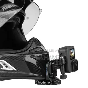 Tuyu Detachable Helmet Chin Mount for Action Cameras and Vloggers