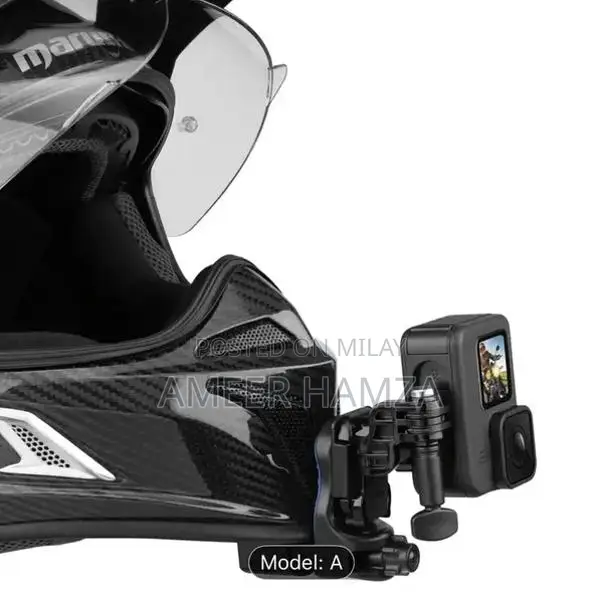 Tuyu Detachable Helmet Chin Mount for Action Cameras and Vloggers