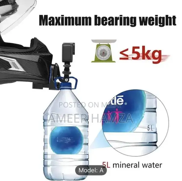 Tuyu Detachable Helmet Chin Mount for Action Cameras and Vloggers