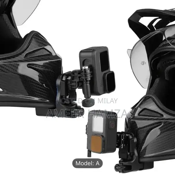 Tuyu Detachable Helmet Chin Mount for Action Cameras and Vloggers