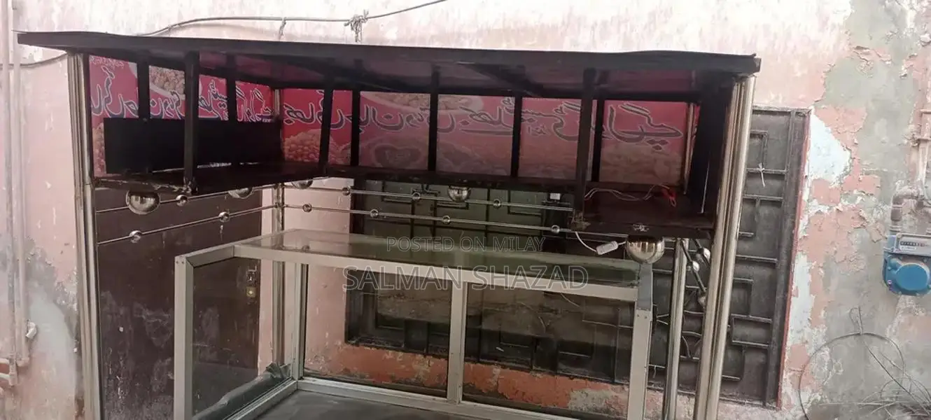 Aluminum Counter and Rehri Thela with Electric and Steel Work