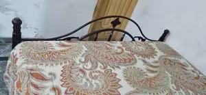 Sturdy Double Iron Bed Frame - Classic Bedroom Furniture