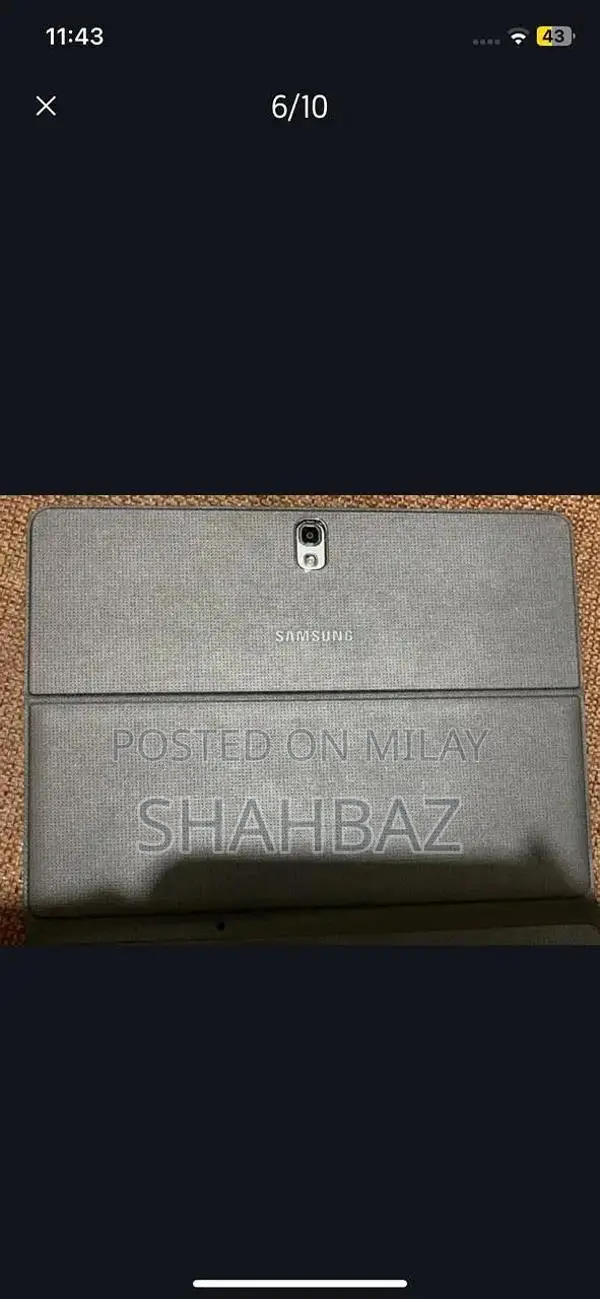 Samsung Galaxy Tab S 10.5 Tablet Golden Leather Case